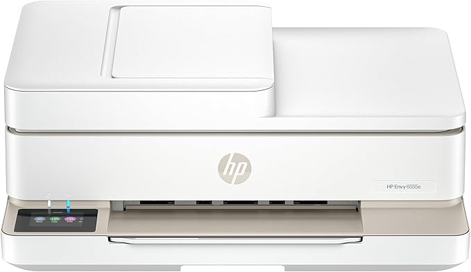 HP Envy 6555e Wireless All-in-One Color Inkjet Printer, Portobello, Print, scan, copy, Duplex printing Best-for-home, 3 month Instant Ink trial included, AI-enabled (714N5A)