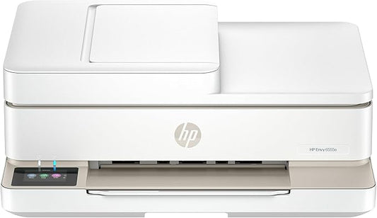 HP Envy 6555e Wireless All-in-One Color Inkjet Printer, Portobello, Print, scan, copy, Duplex printing Best-for-home, 3 month Instant Ink trial included, AI-enabled (714N5A)