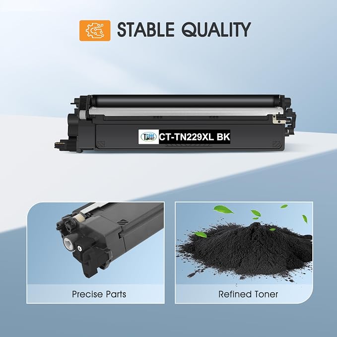 TN229XL TN229 Black TN229XLBK TN229BK Toner Cartridges MFC-L3780CDW 2 Pack | Compatible for Brother TN 229XLBK 229BK HL-L3220CDW HL-L3280CDW MFC-L3720CDW HL-L3300CDW HL-L3295CDW MFC-L3765CDW Printer