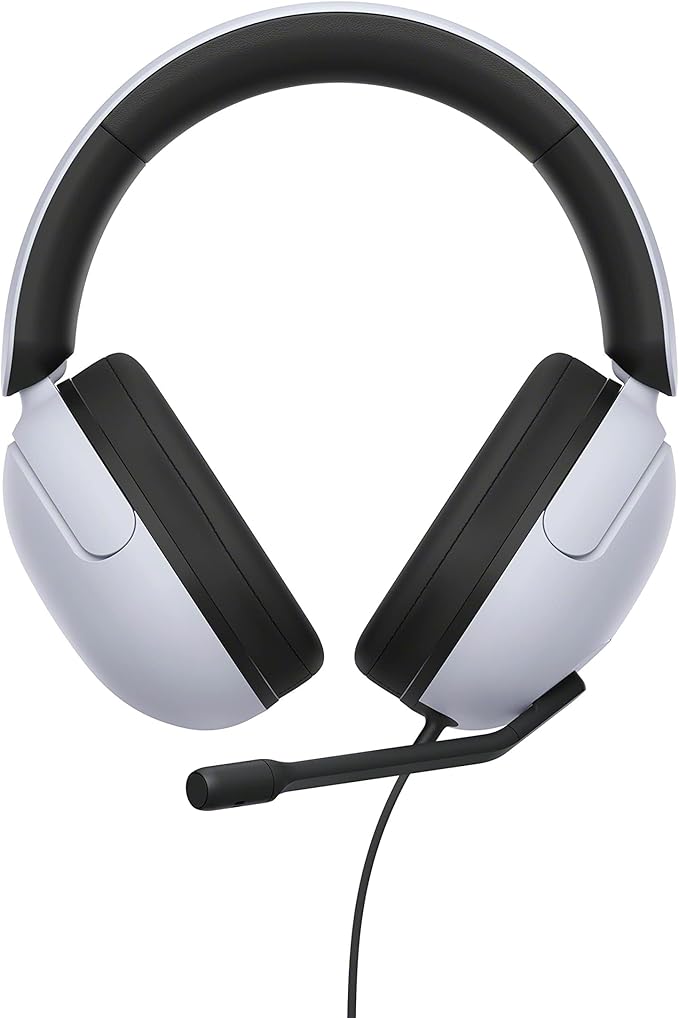 Sony INZONE H3 Wired Gaming Headphones With Mic, PS5 Headphones, Over-Ear, Personalized 360 Spatial Sound, Discord Certified MDR-G300 (White)