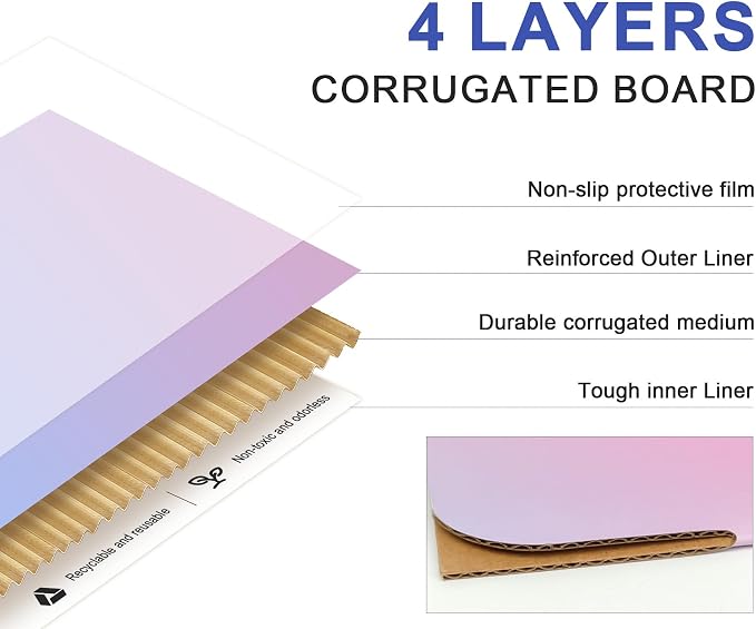 9x6x4 Medium Shipping Boxes, 30 Pack Purple Cardboard Mailer Box, Gift Boxes for Packaging Small Business