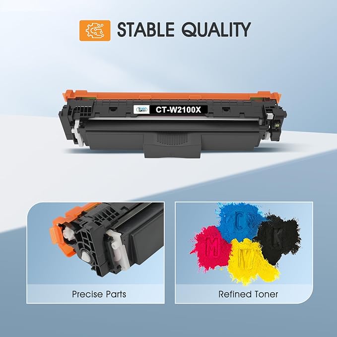 210X Toner Cartridges 4 Pack 4301fdw 4301 Compatible for HP 210X 210A 210 Toner Cartridges for HP Color LaserJet Pro MFP 4301fdw 4301fdn Pro 4201dw 4201dn W2100A W2100X Printer (with Chip)