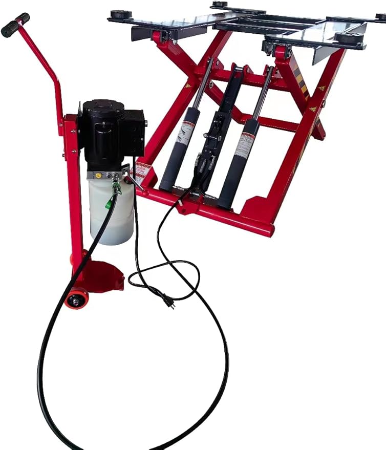 5 Star Tools Mid Rise Vehicle Scissor Lift, 6000 lbs Capacity, 48 inch Height, 110V