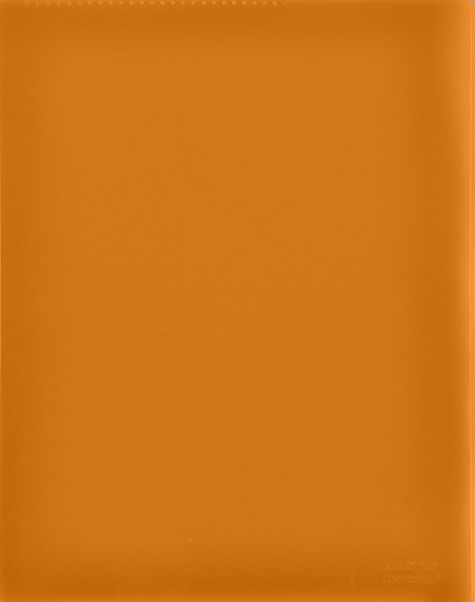 Five Star 2-Pocket Folder, Stay-Put Folder, Plastic Colored Folders with Pockets & Prong Fasteners for 3-Ring Binders, For Home School Supplies & Home Office, 11” x 8-1/2”, Orange (72903)