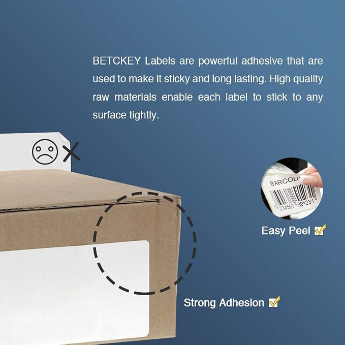 BETCKEY - Standard Address Labels Replacement for Brother DK-1201 (1.1 in x 3.5 in), Compatible with Brother QL Label Printers [1 Rolls/400 Labels, Green]