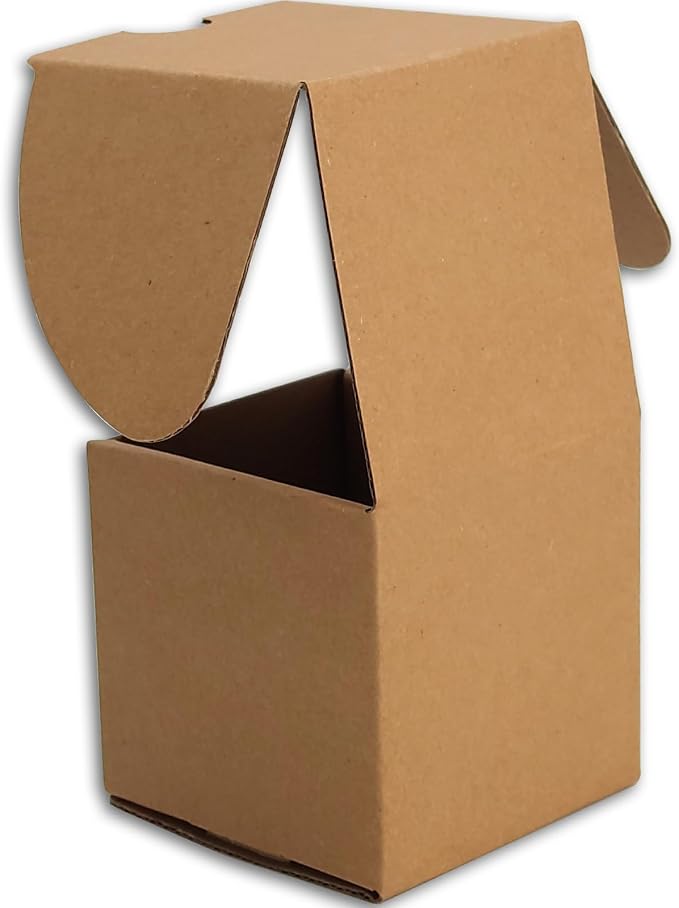 5x5x5 Shipping Boxes Set of 30, Brown Mailer Corrugated Cardboard Box | for Packaging, Literature, Packing, Mailing, Storage, Small Business, Moving, Gift, Supplies, Quick Fold, Tab Locking