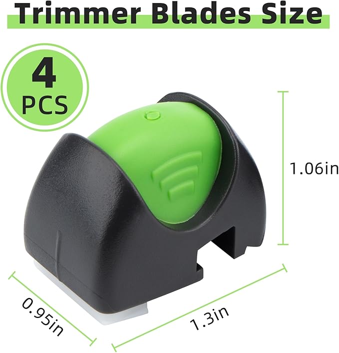 4 Pack Paper Cutter Blade 16854 Replacement for Westcott Carbo Titanium Bonded Trimmer, Wide Body Personal Trimmer Blade &Narrow Trimmer, Ideal for Office Home School Craft & Photo Cutting