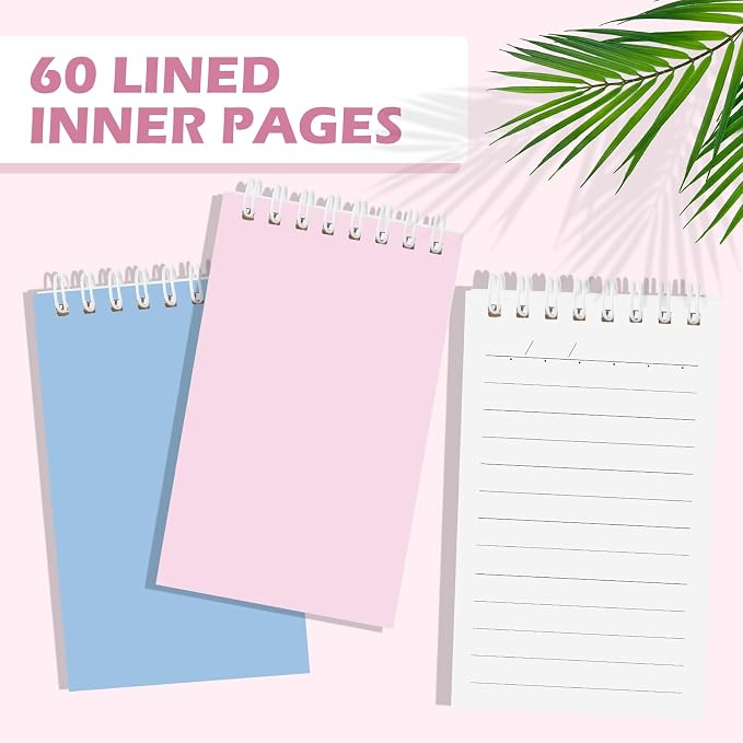 Ddaowanx Mini Notebooks Bulk,3x5 Pocket Spiral Notepads With Lined Pages | 48 Pcs Small Notebook for Work,Nursing School Essentials,School&Office Supplies,Nurse Gifts