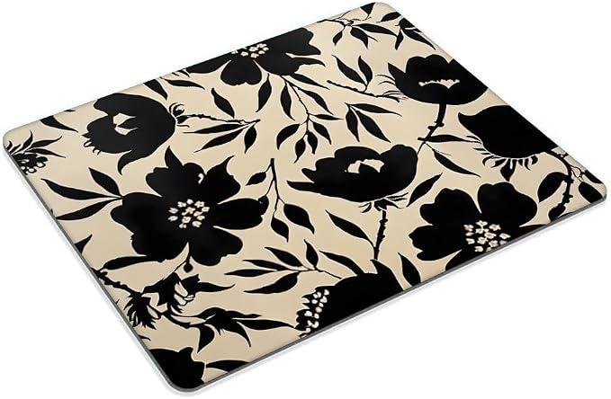 Dark Fantasy Contrast Floral Mouse pad Customized Mousepad Non-Slip Rubber Base Mouse Pads for Computers Laptop Office Desk Accessories Mouse pad