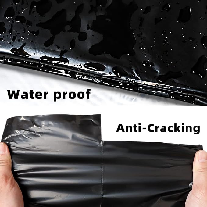 POLYSELLS 25 pcs 24x36 Inches Black Poly Mailers Shipping Envelopes, Strong Adhesive Sealing, Waterproof, and Tear-resistant Postal Mailing Bags for Clothing and Accessories