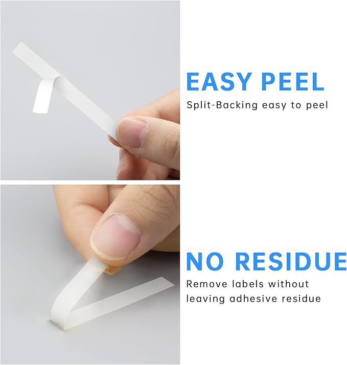 Unismar Tze 12mm 0.47 Laminated White Tape Compatible for Brother Label Maker Tape Work for Ptouch PT-D220 PTD210 PTH110 PTH100 PTD600 PTD200, Black on White 1/2'' x 26.2', 30 Pack