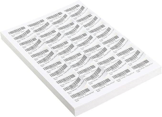 LabelMore 30 up Labels 1" X 2-5/8" Shipping Address FBA Label for Laser and Inkjet Printers (5000 Sheets / 150000 Labels)