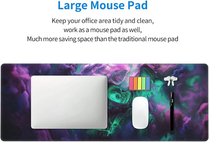 Horror Skull Mouse Pad XL Large Mousepad Non Slip Rubber Base Desk Mat for Laptop Computer Gaming 31.5" X 12"