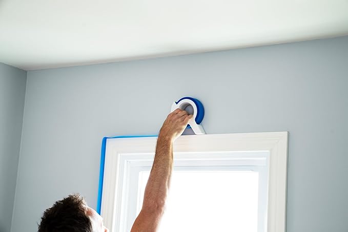Scotch Blue Painters Applicator,Applies Painter's Tape in Continuous Strip,Paint-Tape Applicator for Trim,Windows and Door Frames,1.41 Inches x 20 Yards,1 Starter Roll,(Pack of 6)