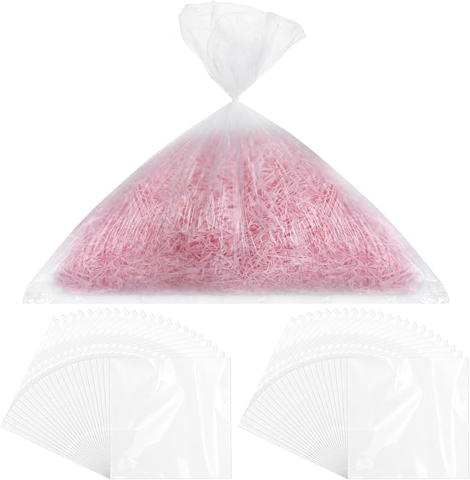100 Pcs Shredder Bags Bulk, Use for Shredders, 32 to 38 Gallon Size | Fits Small, Medium, Large Shredders, Strong Plastic, Office Waste Bags, Transparent Design, Easy to Monitor Fill Level