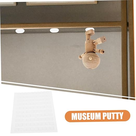 Cabilock 600pcs Double-Sided Adhesive Dots Removable Gel Putty for Wall Hanging Suitable for Artwork Photos Decorations Portable for Home Office