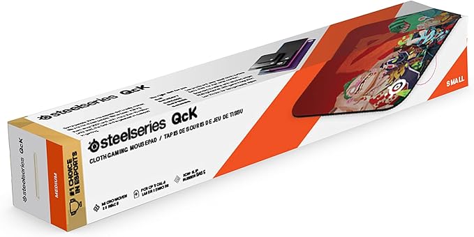SteelSeries QcK Mini Dota 2 / TI - Gaming Fabric Mouse Pad - Exclusive Micro Woven Surface - Optimised for Gaming Sensors - Size S (250mm x 210mm x 2mm)
