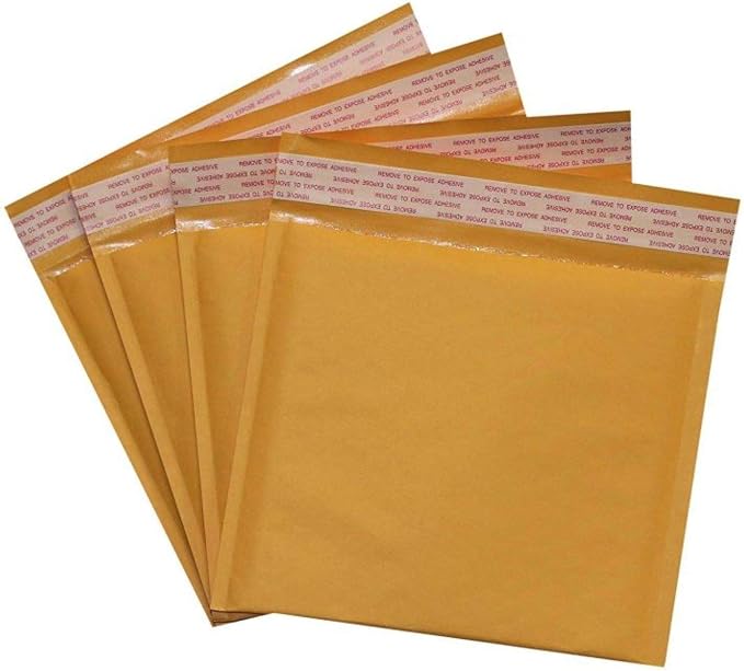 Secure Seal #CD 7.25x8 Kraft Bubble Mailers Padded Shipping Envelopes (Pack of 25)