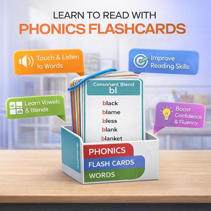 Scanmarker Max Back to School Supply Bundle Reading Pen + Phonics Cards | Designed for Classroom Support with Phonics Assistance, Lock Function and Assistive Web App