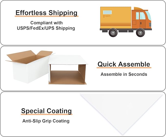 9x6x4 Inch Medium Shipping Boxes, 30 Pack White Cardboard Mailer Box, Gift Boxes for Packaging Small Business