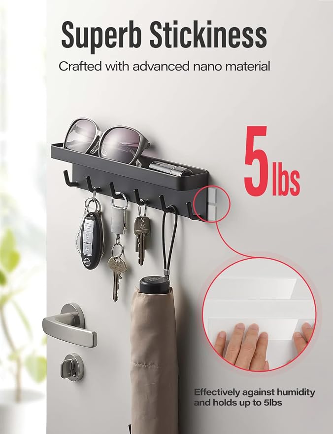 Double Sided Tape Heavy Duty Traceless Removable Washable Nano Gel Grip Tape, Clear Sticky Adhesive Mounting Tape for Home/Office/Car Decor/Wall Decor, Fix Carpet Mats
