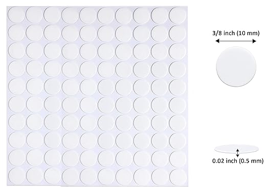 Adhesive Stick dots Two-Sided Sided Mounting Putty Stick Tack for Wall Hanging Crafts Balloons Festival Party Decorations,Clean Removable(0.39"*0.39"-900)