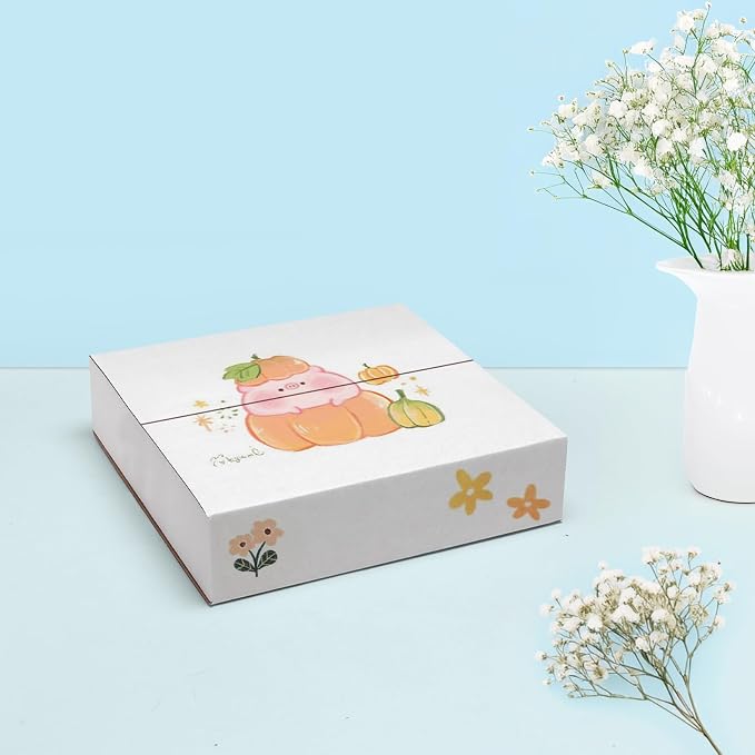 25-Pack Shipping Boxes 8x8x2 Inches, White | Corrugated Cardboard Box for Business Packing, Shipping, and DIY, Easy to Fold and Assemble