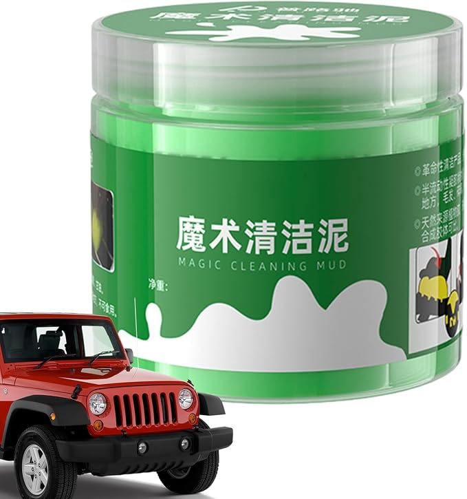 Clean Putty Portable Soft Glue Multipurpose | Car Interior Cleaner Cleaning Slime Reusable Washable Dust Cleaning Gel for Vehicle, Home, Office, Keyboard, Laptop, Air