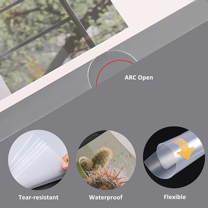 Clear Document Folder Copy Safe Project Pockets fits 8.5x11 Letter Size US Paper,L-Type Plastic Clear Paper Sleeves Protector Resume File Poly Jacket Folders Organizer in Transparent 30 Pack