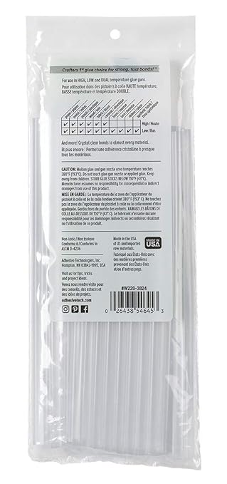 AdTech 8" Mini Hot Glue Stick-24pk, Part# W220-3824