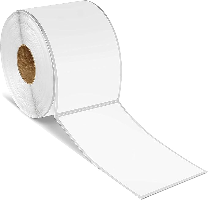 Spartan Industrial - 2.25" X 4" Direct Thermal Labels (10 Rolls, 350/Roll) Perforated Shipping Labels - Compatible with Rollo and Zebra Desktop Printers