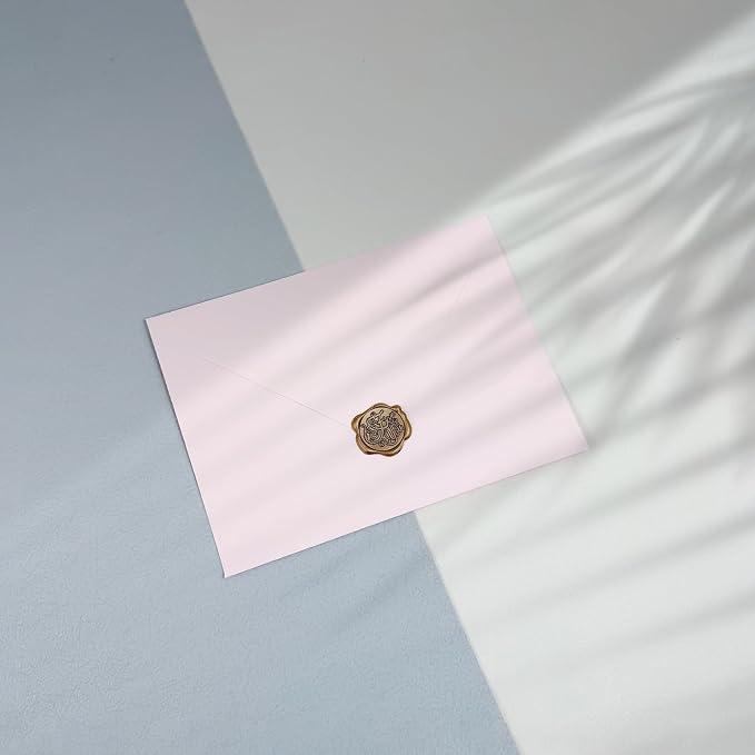50 PCS Blush Pink Colorful A4 Envelopes,4x6 Envelopes for Invitations | 4x6 Envelopes for Greeting Cards, Great for Invitations, Wedding Invitation, Birthday, Baby Shower, Graduation