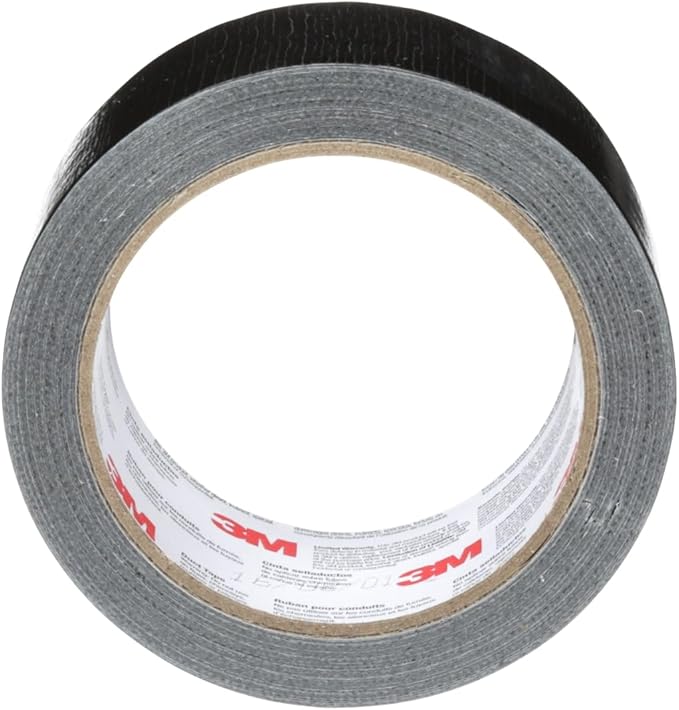 3M Multi-Use Colored Duct Tape, Black, 1.88 Inches by 20 yards, 3920-BK, 1 Roll