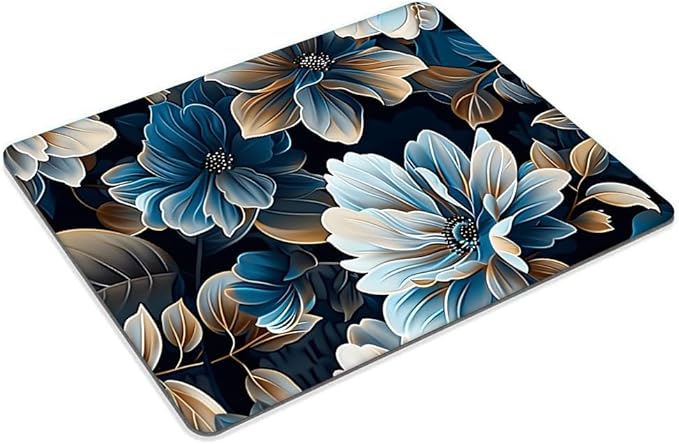 Women Girls Flower Mouse pad Non-Slip Rubber Base Mouse Pads for Computers Laptop Office Desk Accessories Mouse pad