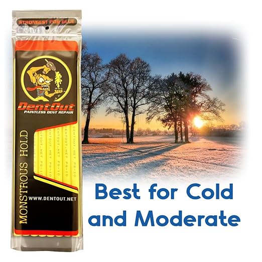 Monstrous Yellow PDR Glue Sticks (10 Pack) - High Adhesion for Precision Paintless Dent Removal – Professional Paintless Dent Repair Glue Sticks