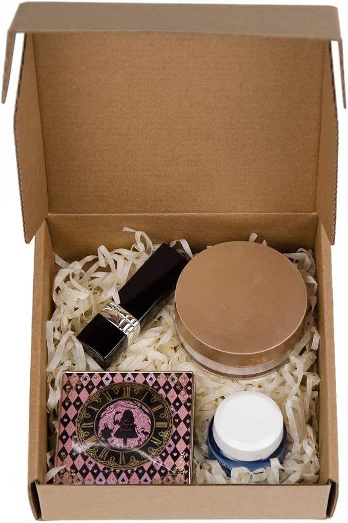 6x6x2 Inches Shipping Boxes Pack of 25, Brown Corrugated Cardboard Boxes for Small Bussiness, Packing and Mailing