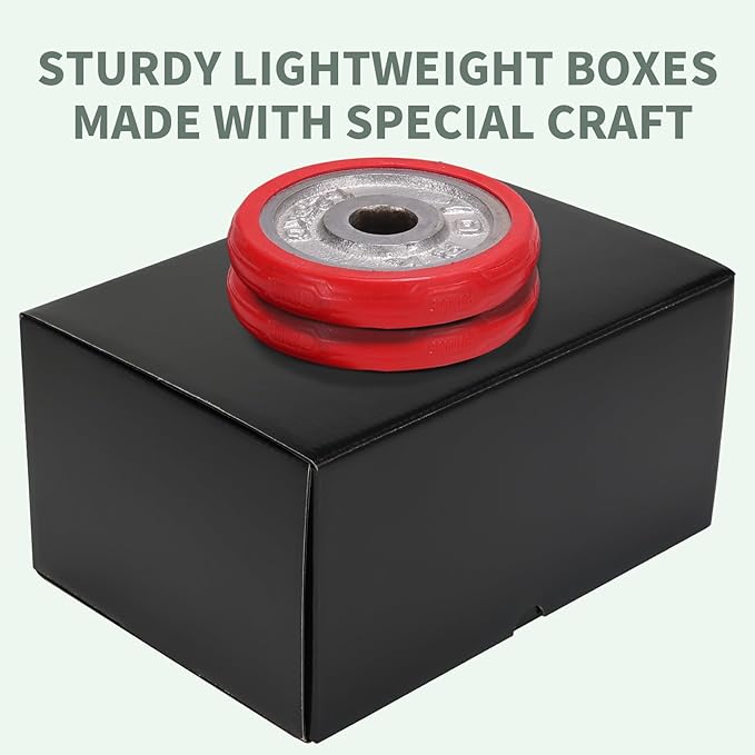 Rempry 10x7x5 Inch Black Shipping Boxes 20 Pack, Cardboard Mailer Boxes for Small Business Mailing