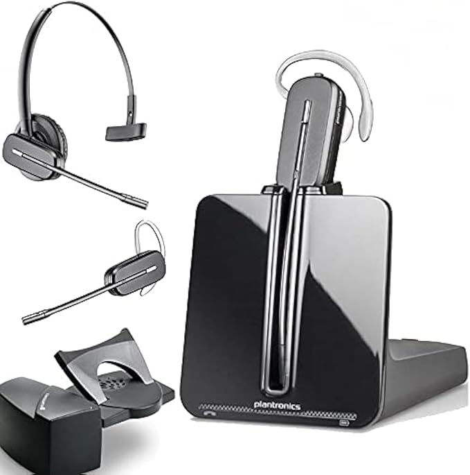 Plantronics CS540 Wireless Headset with Savi HL10 Straight Plug Lifter