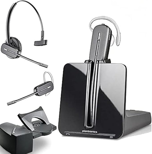 Plantronics CS540 Wireless Headset with Savi HL10 Straight Plug Lifter