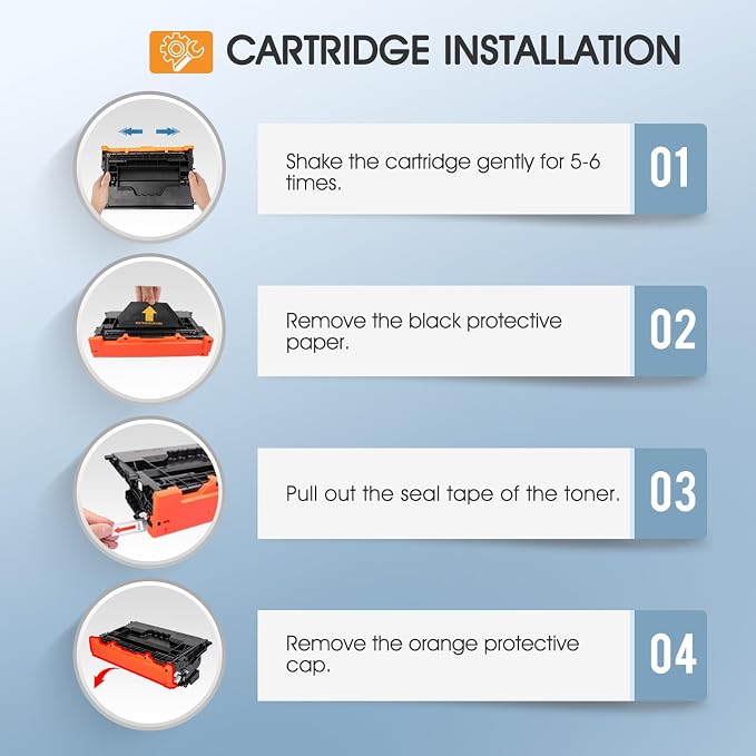 CF237A 37A Black Toner Cartridge for HP 37X CF237X M607 M608 M609 2 Pack | Compatible for HP 37A CF237A LaserJet Enterprise M607n M607dn M608n M608dn M608dh M608x M631 M632 M633 Series Printer Ink