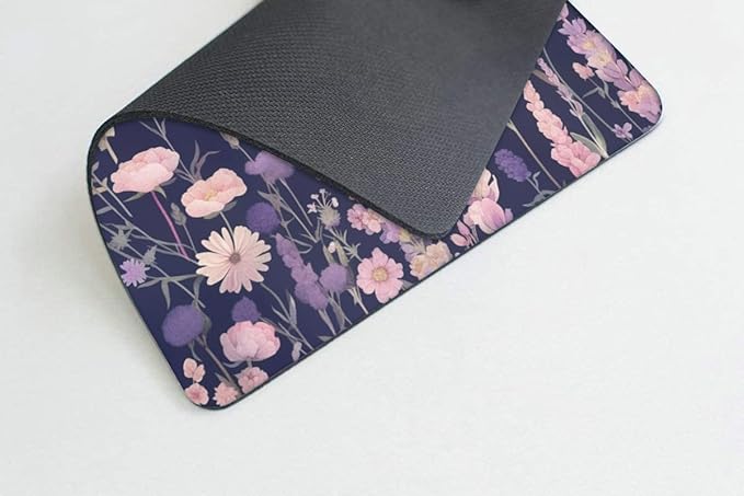 Cherry Blossoms Purple Mouse pad Customized Mousepad Non-Slip Rubber Base Mouse Pads for Computers Laptop Office Desk Accessories Mouse pad