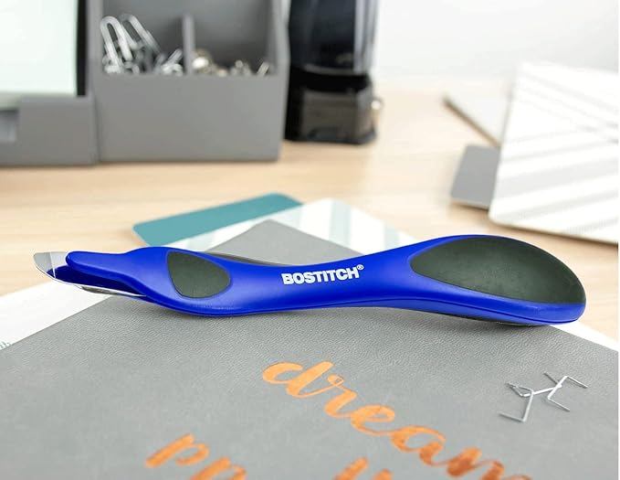 Bostitch Office Professional Easy Staple Remover, Magnetic Tip, Blue 3-Pack (40000M-BLUE-X3)