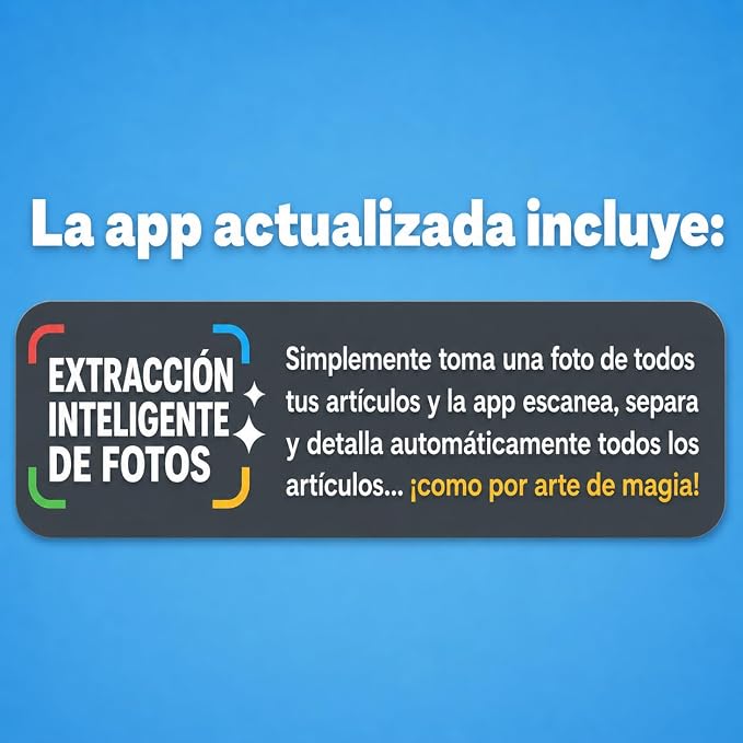 SmartLabels - Etiquetas QR en Español - Con App de Análisis de Fotos IA - Crea Descripciones Sin Escribir - para Inventario Fácil, Organización de Bodegas o Etiquetas de Mudanza - Paquete de 48