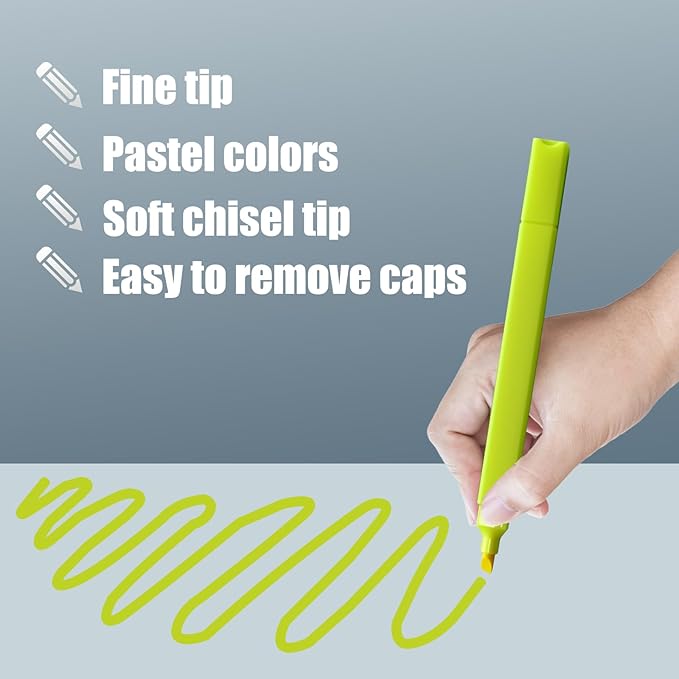 12pc Bible Highlighters And Pens No Bleed Cute Highlighter For Journaling, Candy Cute Pastel Highlighter