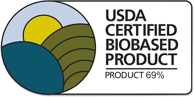 Samsill Plant-Based 1 Inch Durable Round Ring, View Binder, Eco-Friendly, USDA Certified Biobased, Single, White
