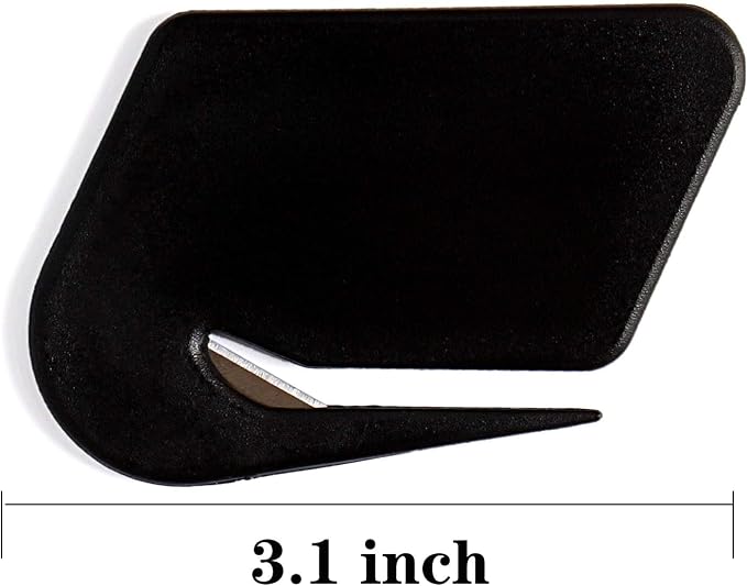 Magnetic Letter Openers Envelope,3 Pack,Envelope Opener Slitter | Mail Openers Blade with Magnet,Letter Opener for Women,Men,Office,Envelope Cutter (Black,White,Lake blue)
