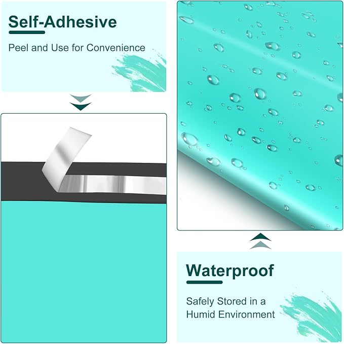 Large Poly Mailers 19x24 Inch 100 Pack, Shipping Bags for Clothing with Self-Sealing Tear-Resistant, Waterproof Poly Bags, Mailing Envelopes for Small Business (Teal)
