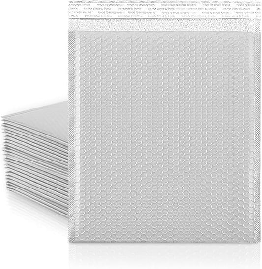 Koja 6 X 10” Padded Bubble Mailers 25-Pack. Quality Mailing and Shipping Envelopes and Bags with 6 X 9" Usable Size. Extra-thick Padding. Fast and Easy Self-seal Envelope. (White)