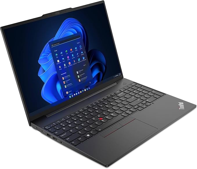 Lenovo ThinkPad E16 Gen 1 21JN0040US 16" Touchscreen Notebook - WUXGA - Intel Core i5 13th Gen i5-1335U - 16 GB - 512 GB SSD - English Keyboard - Graphite Black