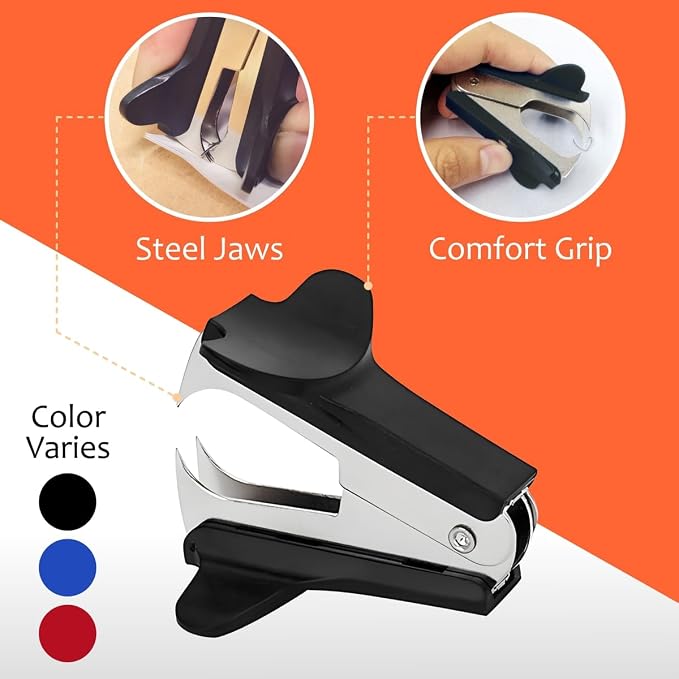 Ultimate Stationery Staple Remover Tool 2 PK Staple Puller Pinch Jaw | Use for Office, School, Home, Clip-Style Mechanism, Heavy Duty
